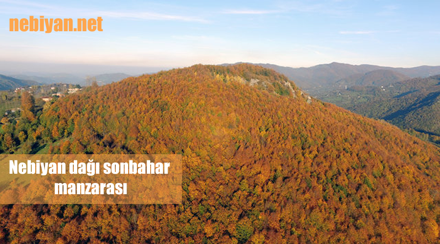 Nebiyan dağı sonbahar manzarası