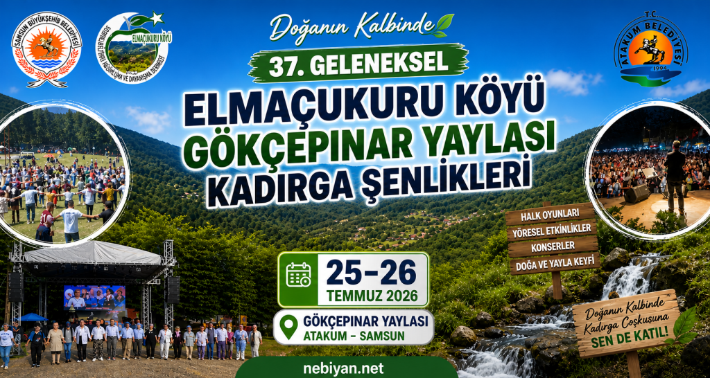 Geleneksel Elmaçukuru Köyü Gökçepınar Yaylası Kadırga Şenlikleri 2026